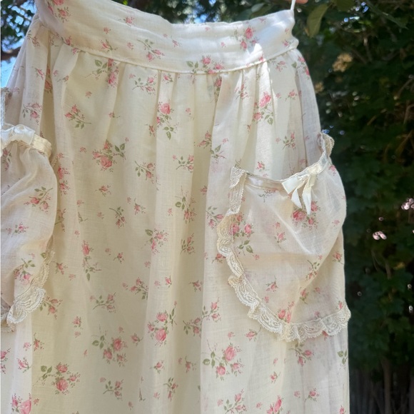 Gunne Sax Floral Cream Skirt / Tank Set Rare find - Picture 15 of 16